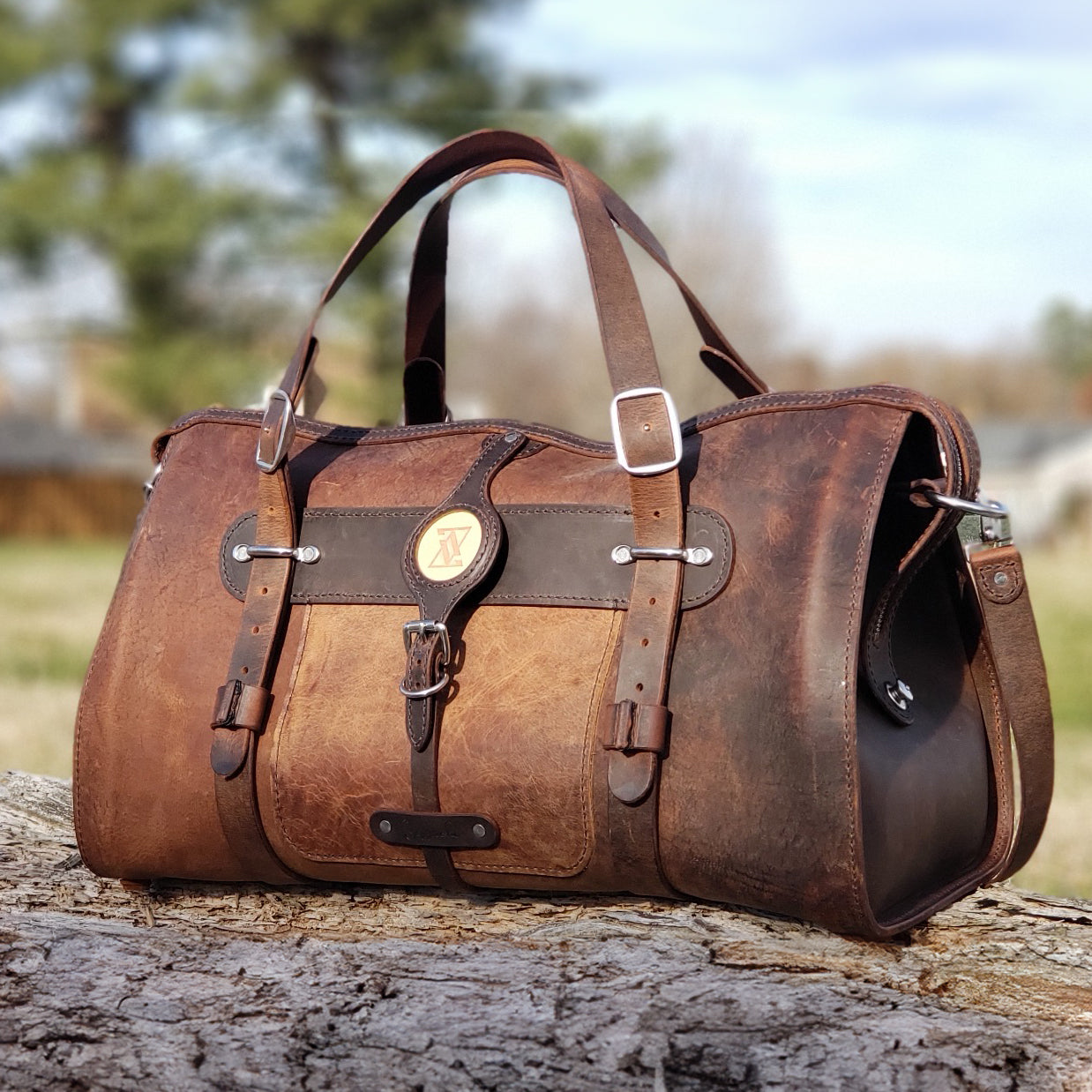 The "Rustic Voyager" Duffle Bag