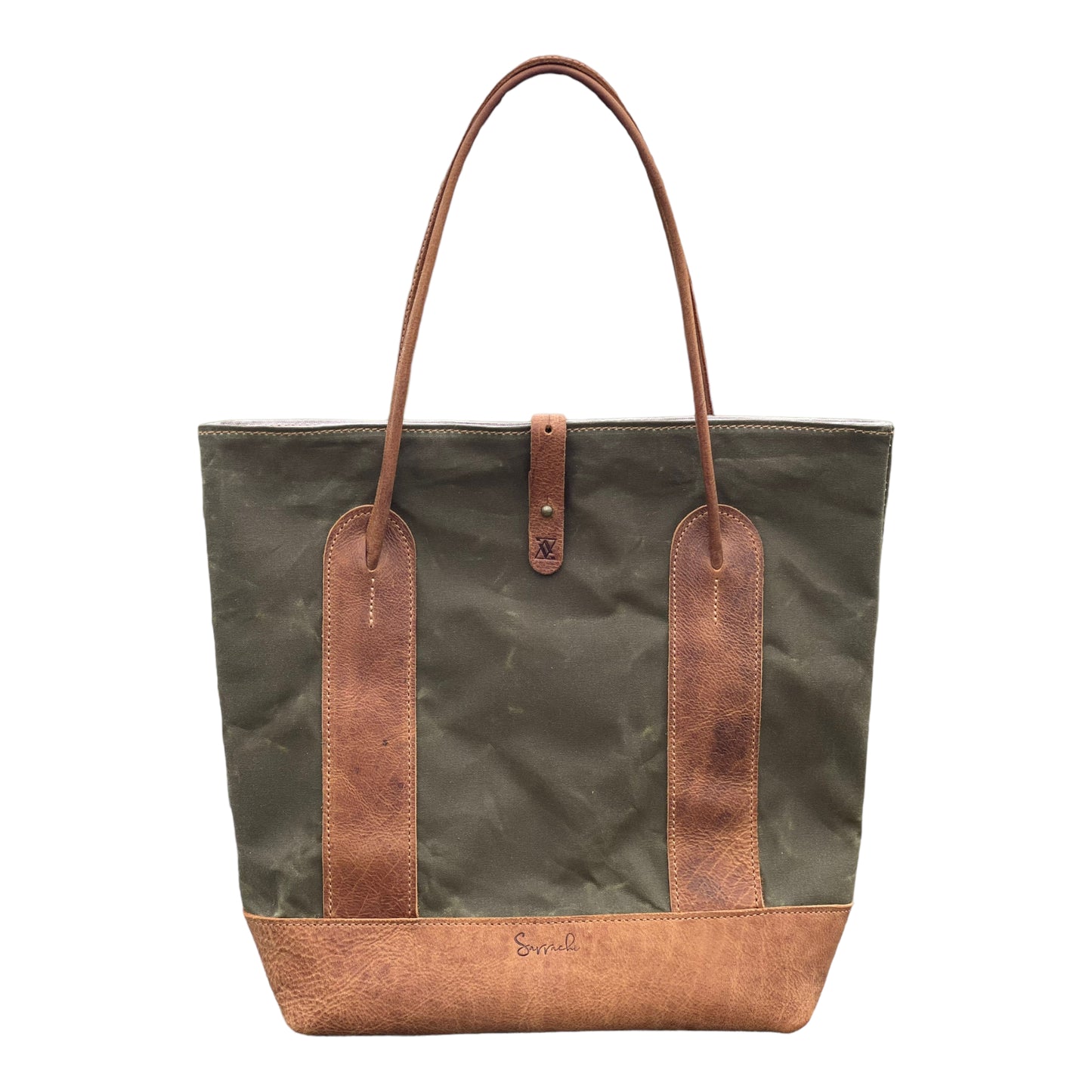 The "Funk Fusion" Tote in Olive