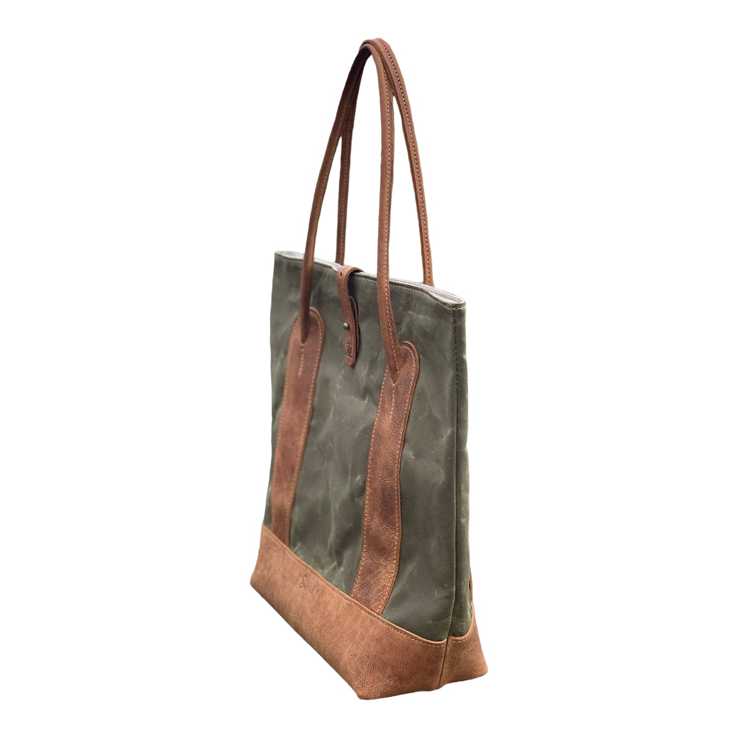 The "Funk Fusion" Tote in Olive