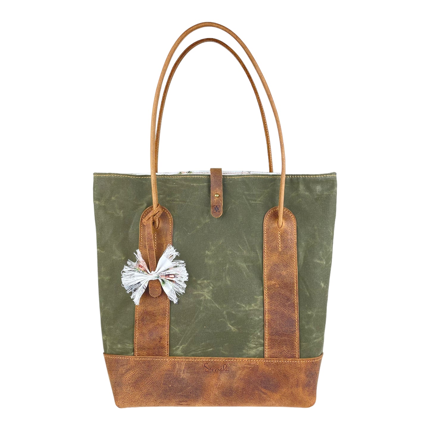 The "Funk Fusion" Tote in Olive