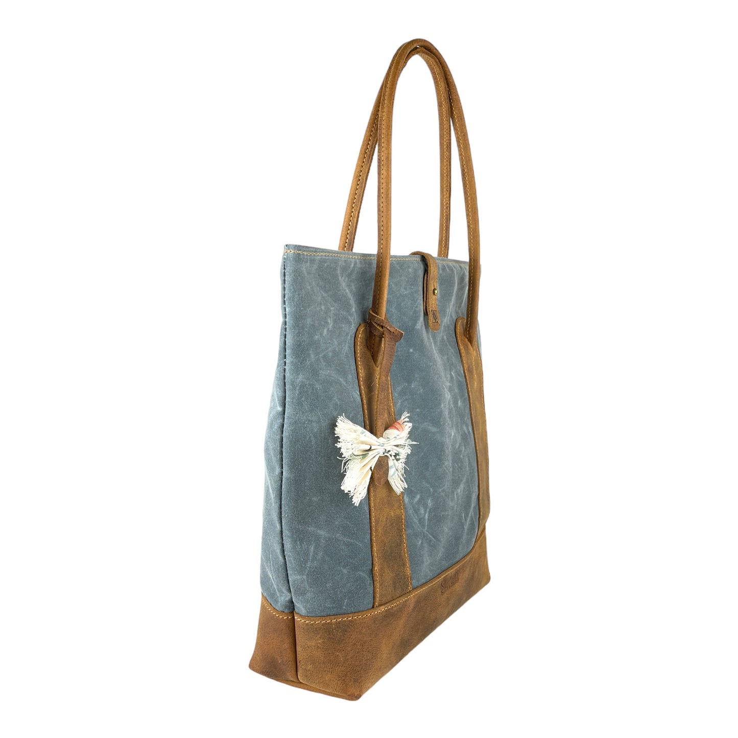 The "Funk Fusion" Tote in Azure