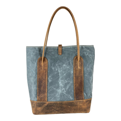 The "Funk Fusion" Tote in Azure