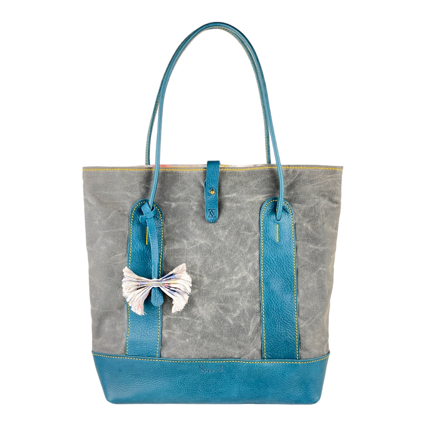 The "Funk Fusion" Tote in Italian Azure