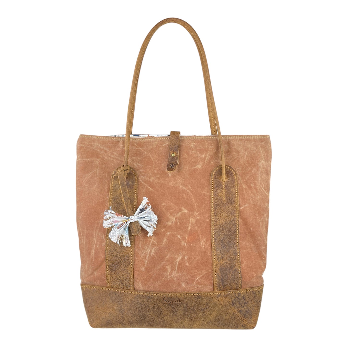 The "Funk Fusion" Tote in Burnt Sienna