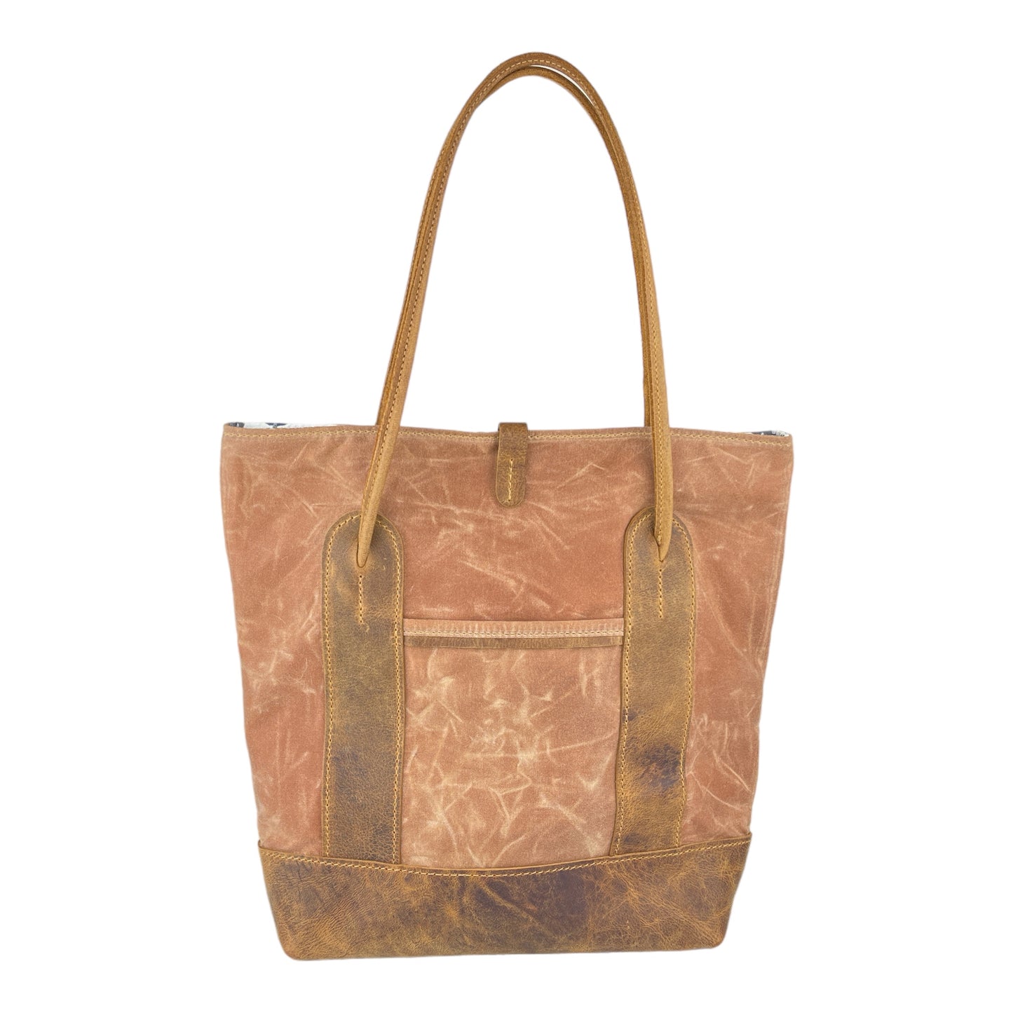 The "Funk Fusion" Tote in Burnt Sienna