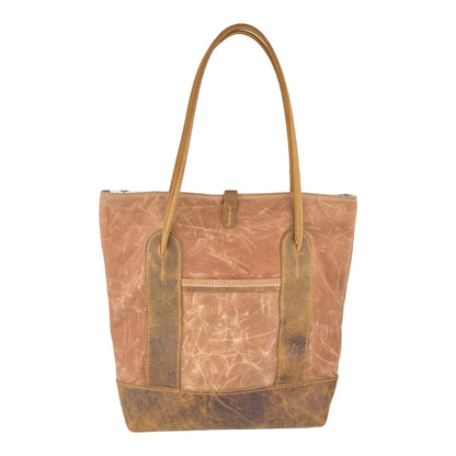 The "Funk Fusion" Tote in Burnt Sienna