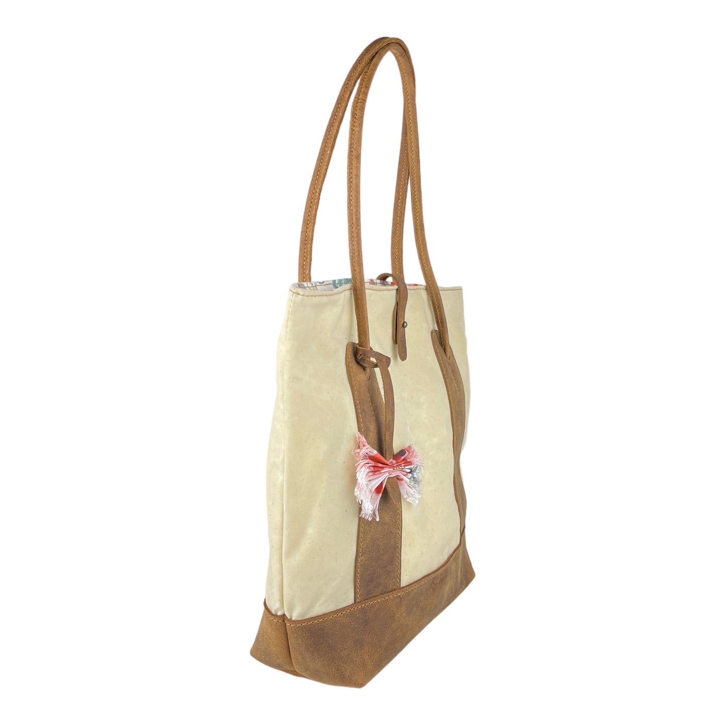 The "Funk Fusion" Tote in Natural Cotton