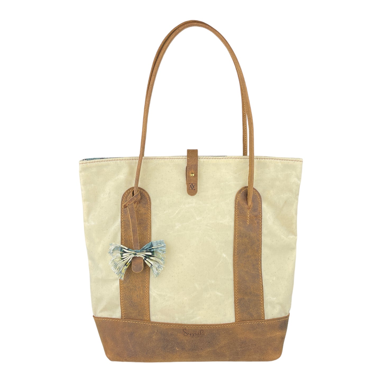 The "Funk Fusion" Tote in Natural Cotton