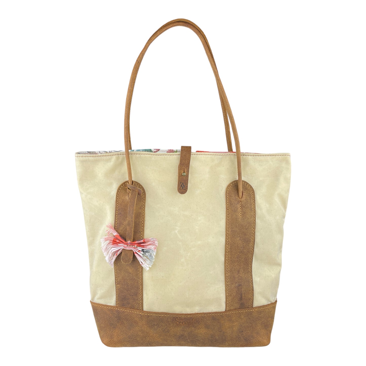 The "Funk Fusion" Tote in Natural Cotton