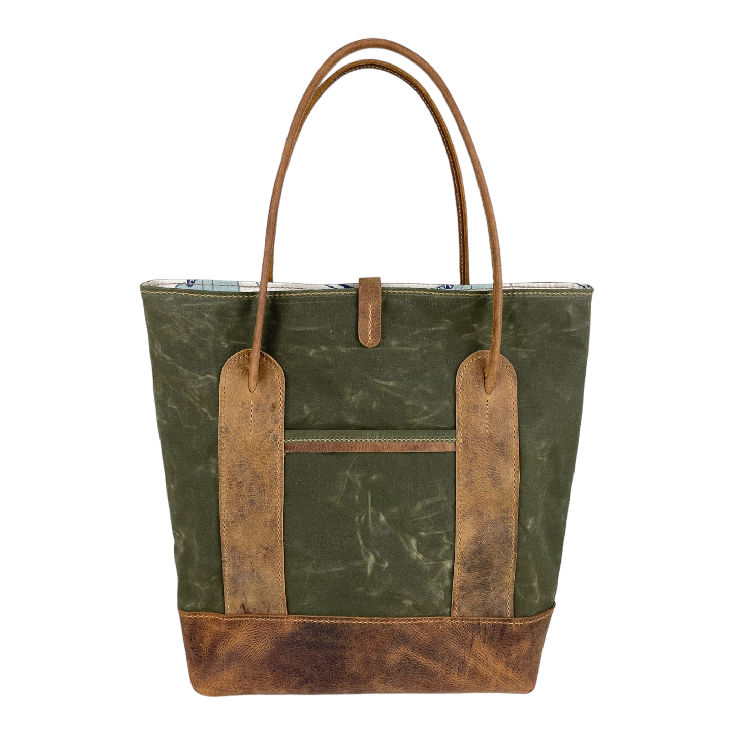 The "Funk Fusion" Tote in Olive