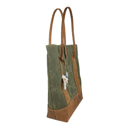 The "Funk Fusion" Tote in Olive