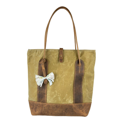 The "Funk Fusion" Tote in Mossy Sage