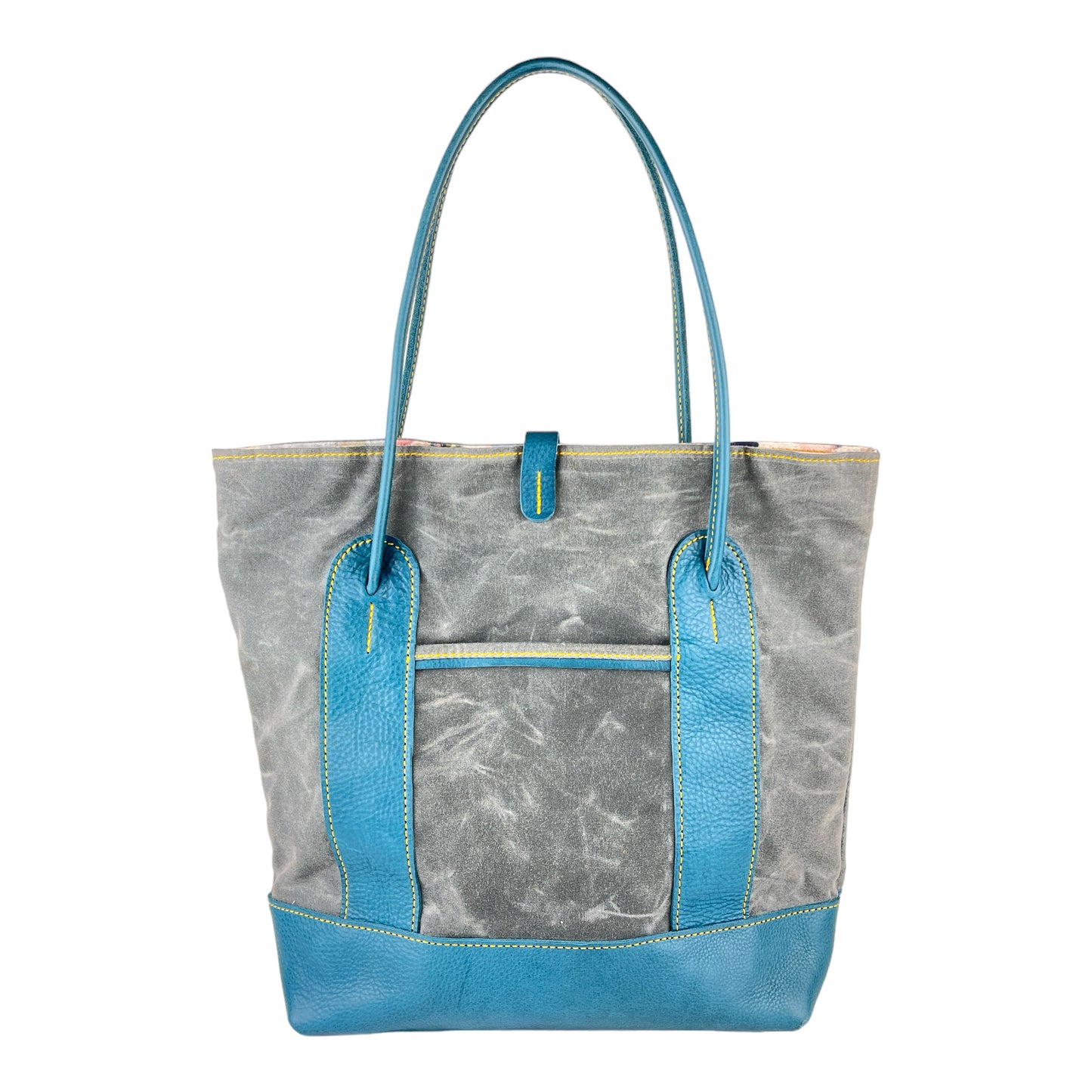 The "Funk Fusion" Tote in Italian Azure