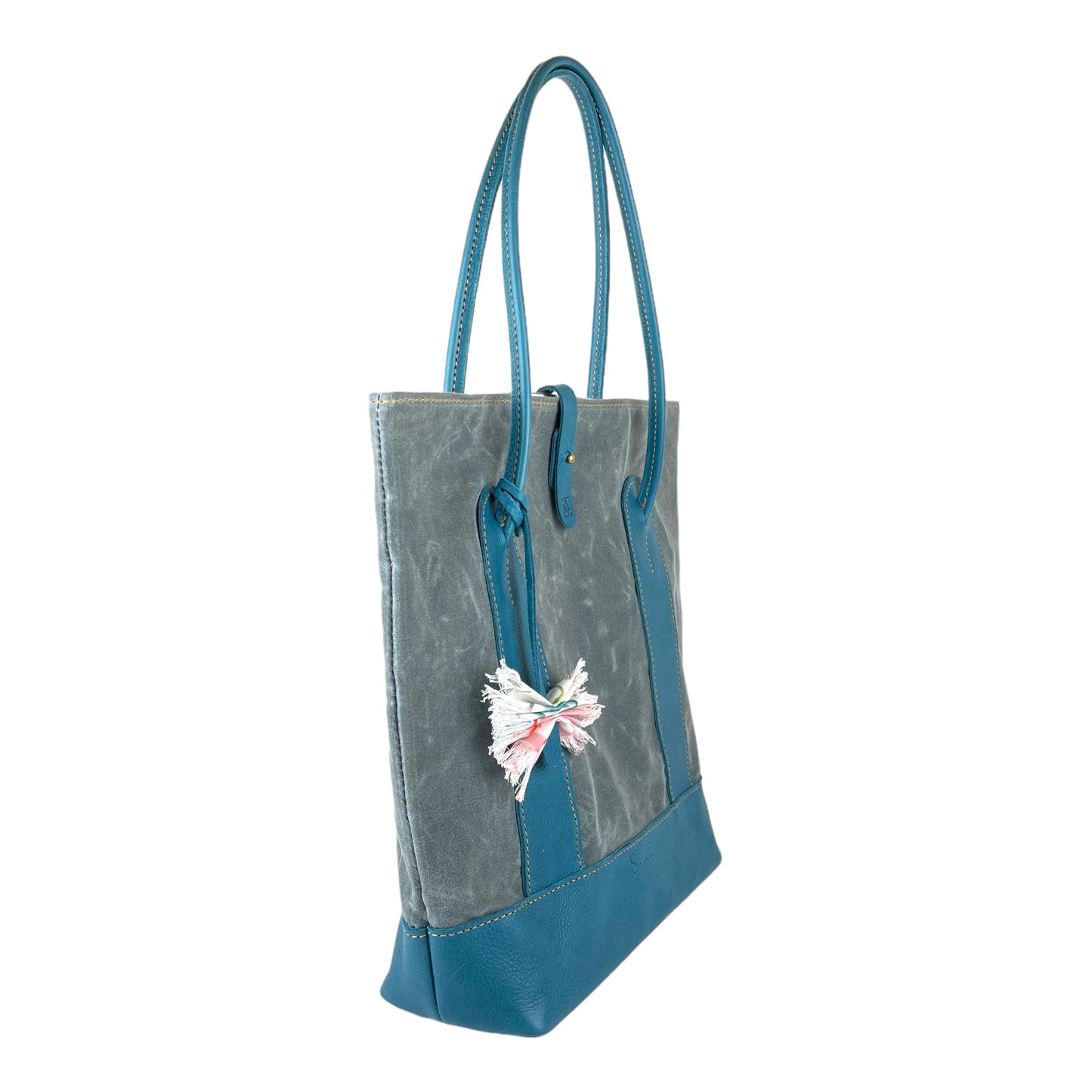 The "Funk Fusion" Tote in Italian Azure