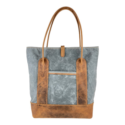 The "Funk Fusion" Tote in Azure