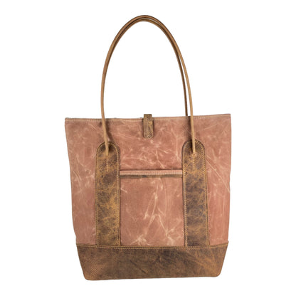 The "Funk Fusion" Tote in Burnt Sienna