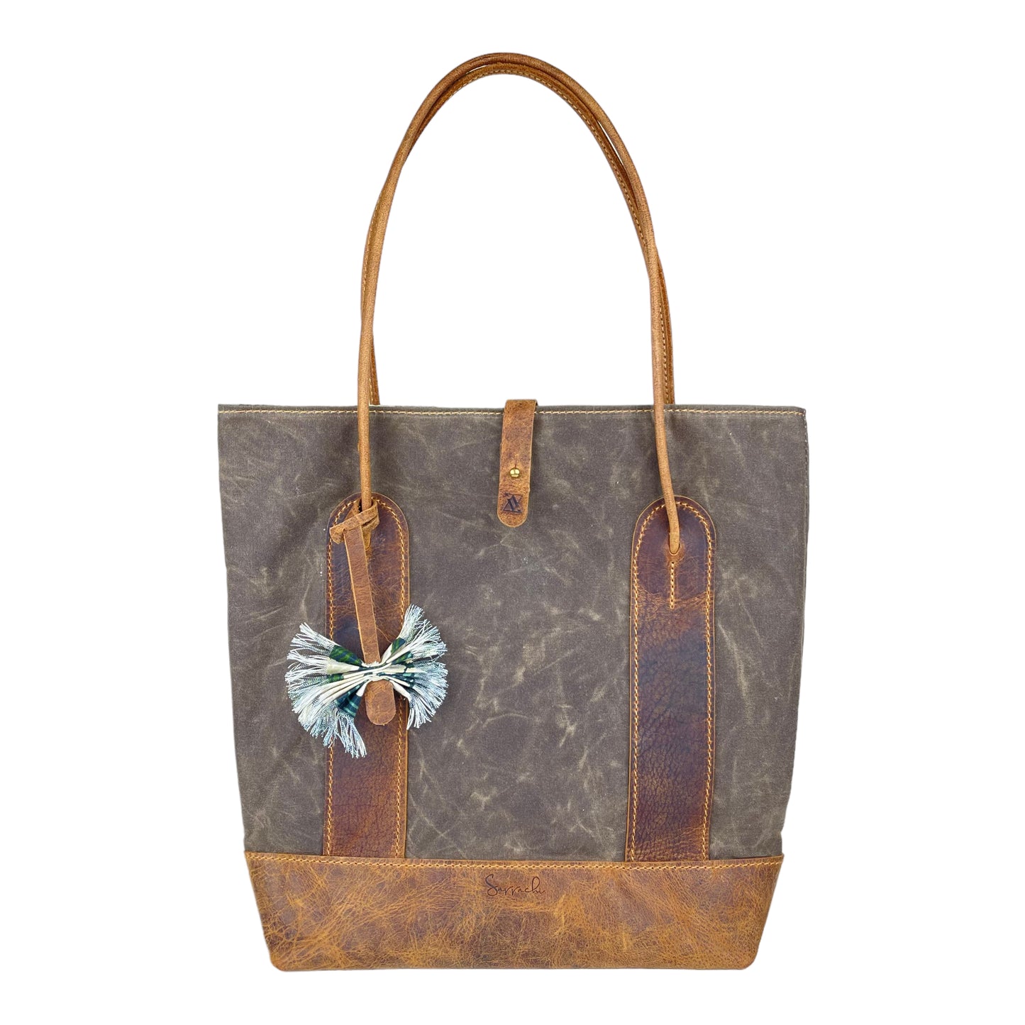 The "Funk Fusion" Tote in Truffle Brown