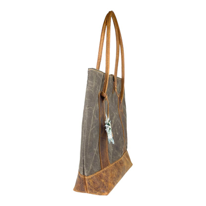 The "Funk Fusion" Tote in Truffle Brown