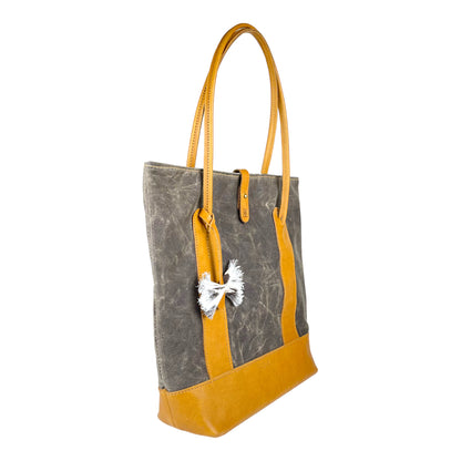 The "Funk Fusion" Tote in Italian Truffle