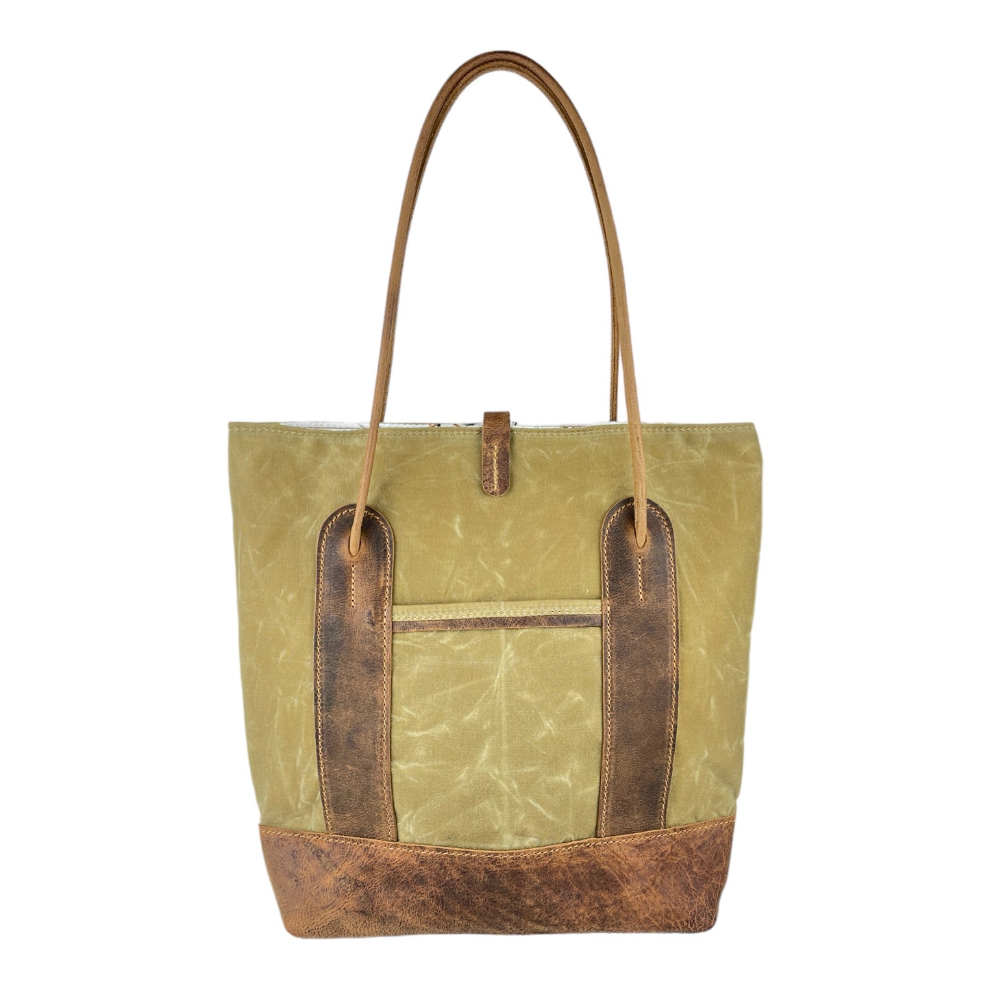 The "Funk Fusion" Tote in Mossy Sage