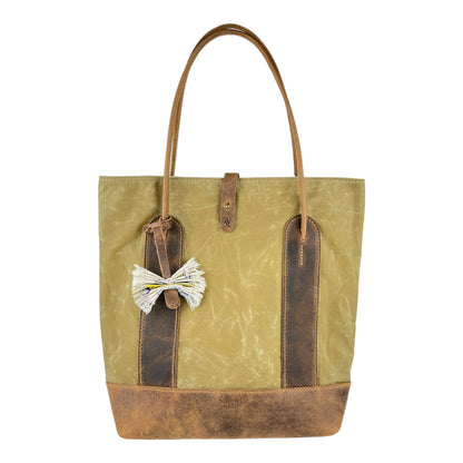 The "Funk Fusion" Tote in Mossy Sage