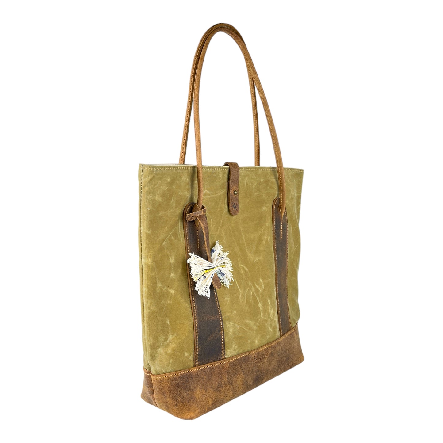 The "Funk Fusion" Tote in Mossy Sage